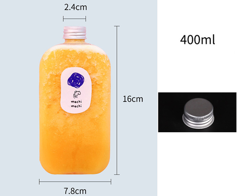 Garrafas plásticas reusáveis 400ml 350ml do animal de estimação dos refrescos da bebida