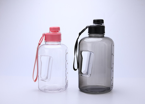 Garrafa de água plástica Leakproof de Flip Top 2l com o punho BPA livre