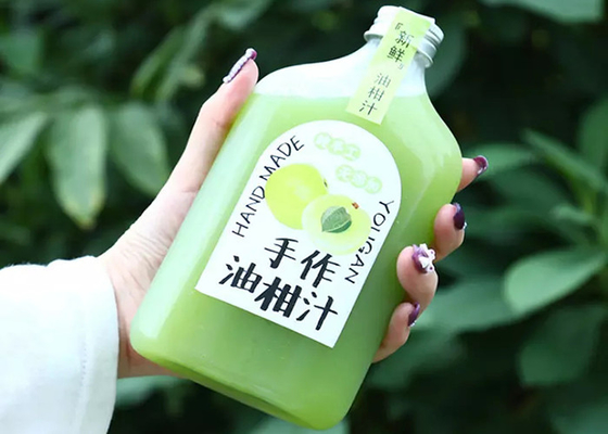 O chá do leite da prova do escapamento engarrafa 350ml 250ml Juice Bottles plástico