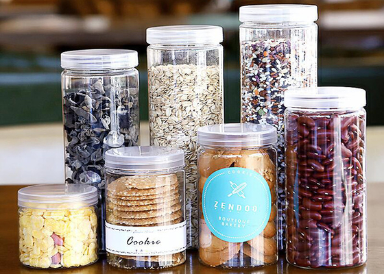 30 ml recipientes de frascos de plástico / recipientes de plástico para alimentos com tampa