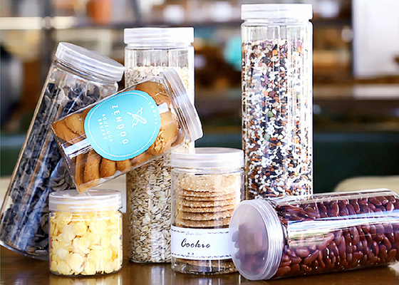 30 ml recipientes de frascos de plástico / recipientes de plástico para alimentos com tampa