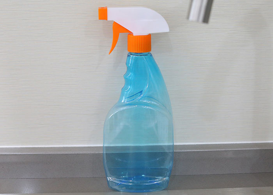Garrafa plástica do pulverizador do disparador 500ml do calibre 25mm para soluções de limpeza