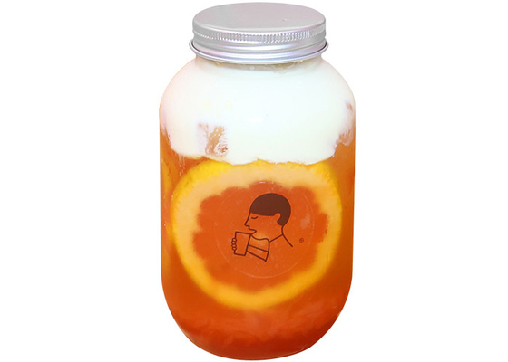 o chá de alumínio do leite do tampão 500ml engarrafa 7.8*14cm Juice Bottles quadrado