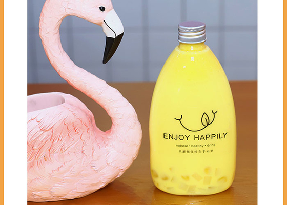 do chá transparente do leite do ANIMAL DE ESTIMAÇÃO 300ml da garrafa produto comestível 100% plástico