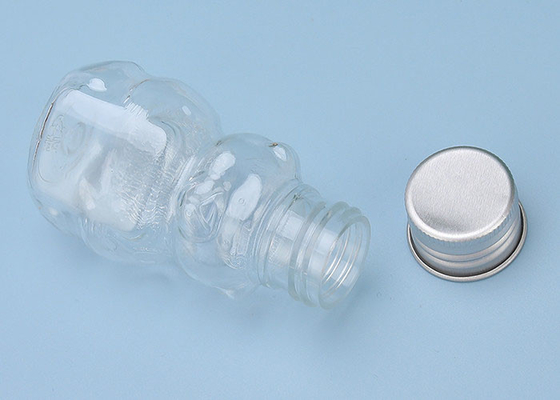 o ANIMAL DE ESTIMAÇÃO plástico da bebida 30ml engarrafa para o chá do leite com tampão de alumínio