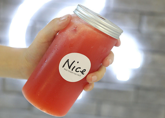 Juice Bottles For Milk Tea reusável plástico 350ML 500ML