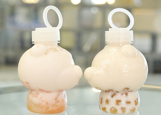 Puxe Ring Cover Milk Tea Bottles 400ml Juice Bottles Squeezable
