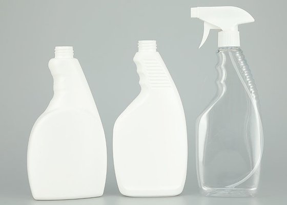 Garrafa branca 500ml do pulverizador do disparador do HDPE do banheiro da cozinha