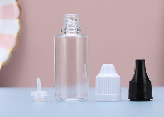 Garrafas plásticas Vape do óleo líquido do ANIMAL DE ESTIMAÇÃO E com tampões 8ml do conta-gotas