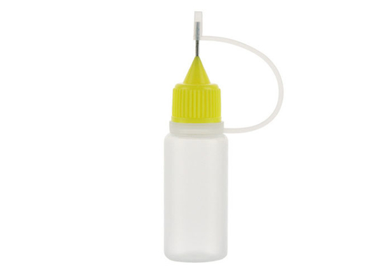 Garrafa 100% eletrônica do tampão da agulha do óleo do cigarro do HDPE 3ml 5ml 10ml