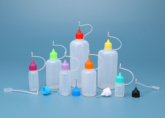 Garrafas plásticas do conta-gotas do Tip da agulha de aço do PE, E-líquidos, todas as garrafas 50ml 100ml 120ml dos líquidos