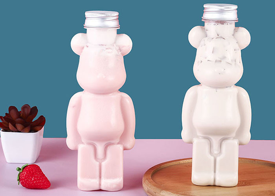 ANIMAL DE ESTIMAÇÃO Honey Bear Bottles plástico 400ML 500ML do armazenamento 38mm do petisco