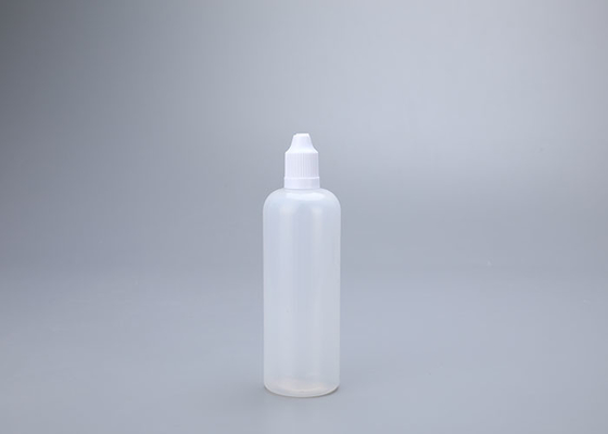 O conta-gotas plástico líquido do aperto da boca pequena engarrafa 100ml 120ml