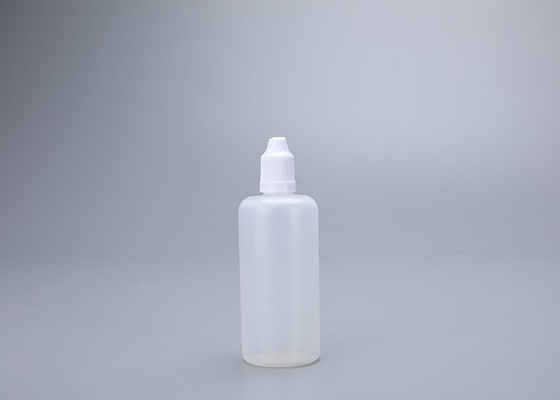 O conta-gotas plástico líquido do aperto da boca pequena engarrafa 100ml 120ml