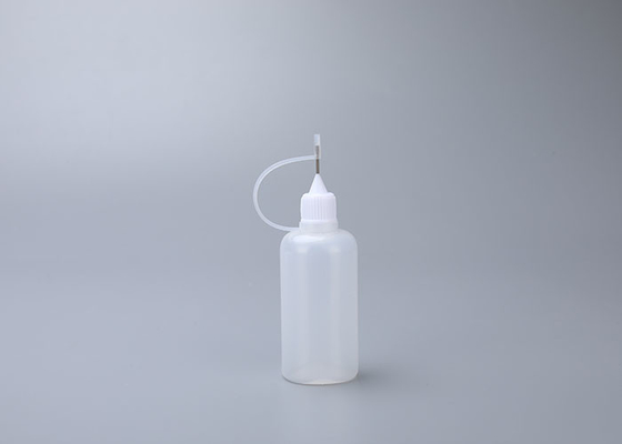 lavagem 50ml plástica Squeezable acima da garrafa líquida reusável com o conta-gotas de aço da agulha