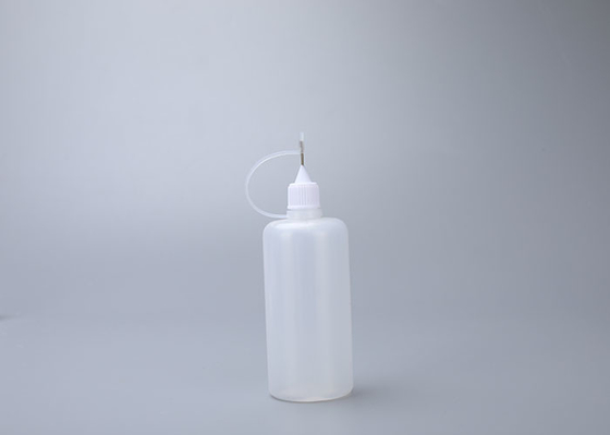 lavagem 50ml plástica Squeezable acima da garrafa líquida reusável com o conta-gotas de aço da agulha
