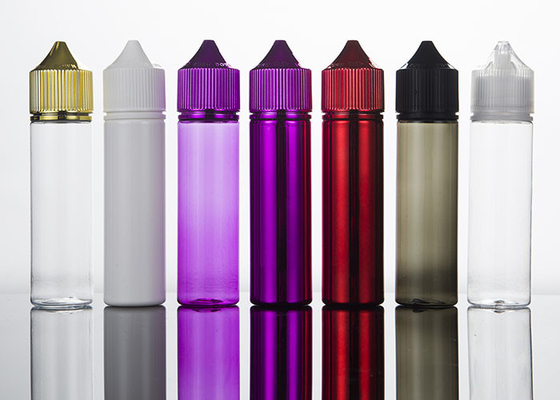 garrafas Squeezable plásticas do conta-gotas do círculo 60ml para o óleo essencial