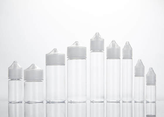 30 ml de frasco de sumo de E de plástico para animais de estimação Com gotas com tampa plana V3 à prova de vazamento
