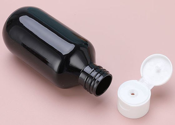 Clear Plastic Lotion Bottles Made from PET Body Material Featuring Round Shape Perfect for Beauty Product Packaging