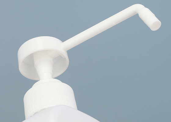 Garrafa recarregável branca do Sanitizer da mão com bocal longo