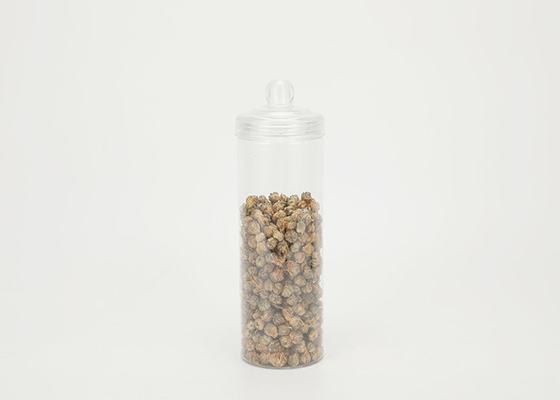 Animal de estimação plástico da garrafa do chá da flor 650ML com a tampa personalizada da forma do pagode do parafuso