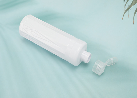 Garrafa do ANIMAL DE ESTIMAÇÃO de Flip Top Cap 300ml com parte superior do parafuso para o champô cosmético da loção