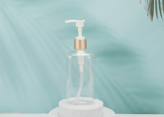 Garrafas vazias claras do champô da bomba 350ml para o plástico do ANIMAL DE ESTIMAÇÃO da lavagem da mão