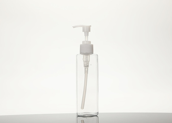 a bomba plástica do quadrado 300ml recarregável engarrafa com prova do escape do Lockdown