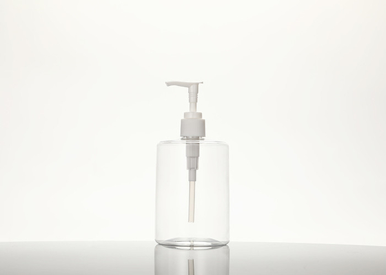 Garrafa lisa da bomba do ANIMAL DE ESTIMAÇÃO do Sanitizer 500ml da mão do ombro com tampão