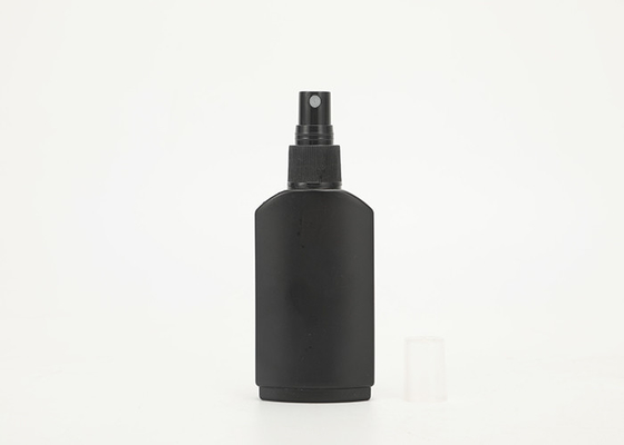 A névoa fina do pulverizador liso do quadrado do animal de estimação engarrafa o preto 120ml para o sanitizer da mão do perfume