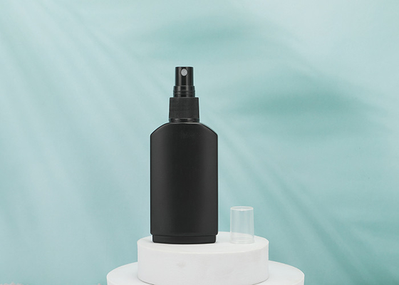 A névoa fina do pulverizador liso do quadrado do animal de estimação engarrafa o preto 120ml para o sanitizer da mão do perfume