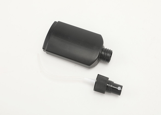 A névoa fina do pulverizador liso do quadrado do animal de estimação engarrafa o preto 120ml para o sanitizer da mão do perfume
