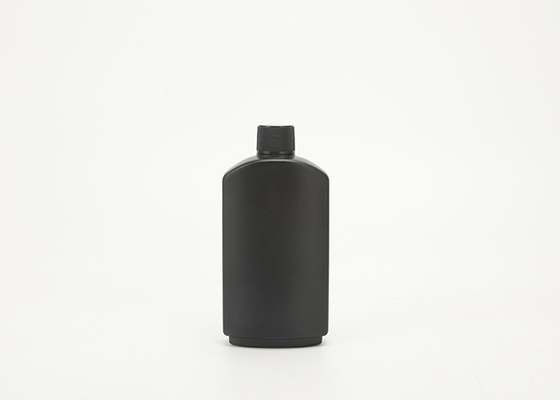 O quadrado e o champô plástico liso do HDPE 4oz engarrafam 120ml para a tinta