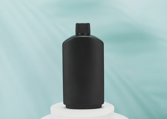 O quadrado e o champô plástico liso do HDPE 4oz engarrafam 120ml para a tinta