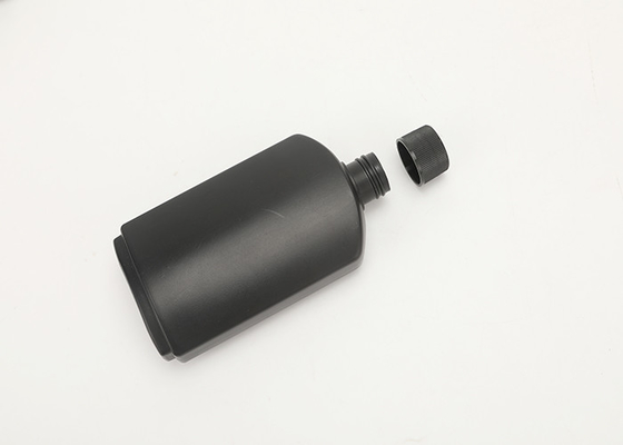 O quadrado e o champô plástico liso do HDPE 4oz engarrafam 120ml para a tinta