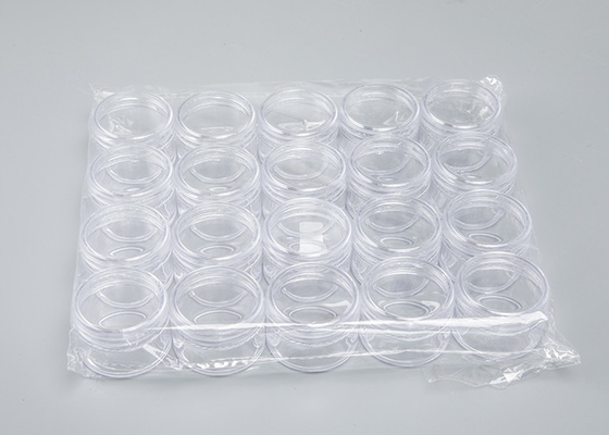 50g 100g 250g 500g Pot recarregável de maquiagem vazio recipiente de plástico de amostra cosméticos caixa frasco de creme