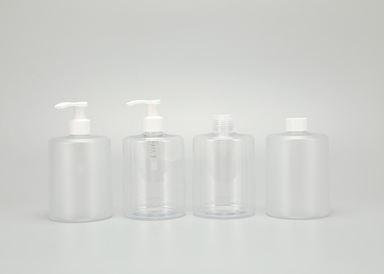 garrafas 500ml vazias plásticas com parte superior 16oz do parafuso para a loção, champô