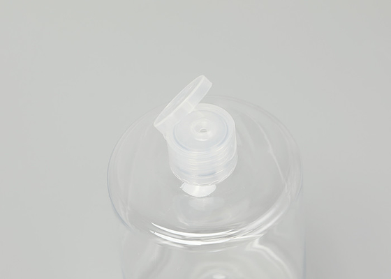 garrafa plástica do ombro 16oz liso transparente para o Sanitizer da mão do gel do chuveiro