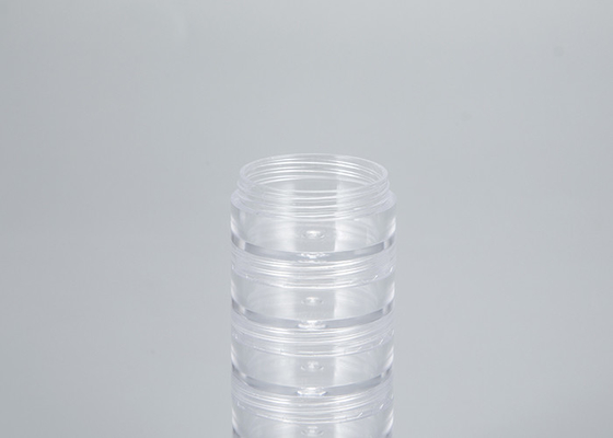 5 ml 10 ml 15 ml 30 ml 50 ml Repetível de enchimento do recipiente de cuidados com a pele plástico redondo frasco cosmético