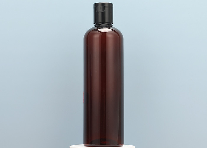 a parte superior plástica do parafuso da loção 500ml engarrafa a garrafa do gel do chuveiro do champô do curso com o tampão da parte superior de Filp