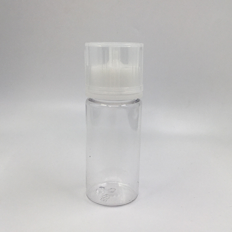 Impressão personalizada em cores transparente E frasco de líquido para embalagens transparentes