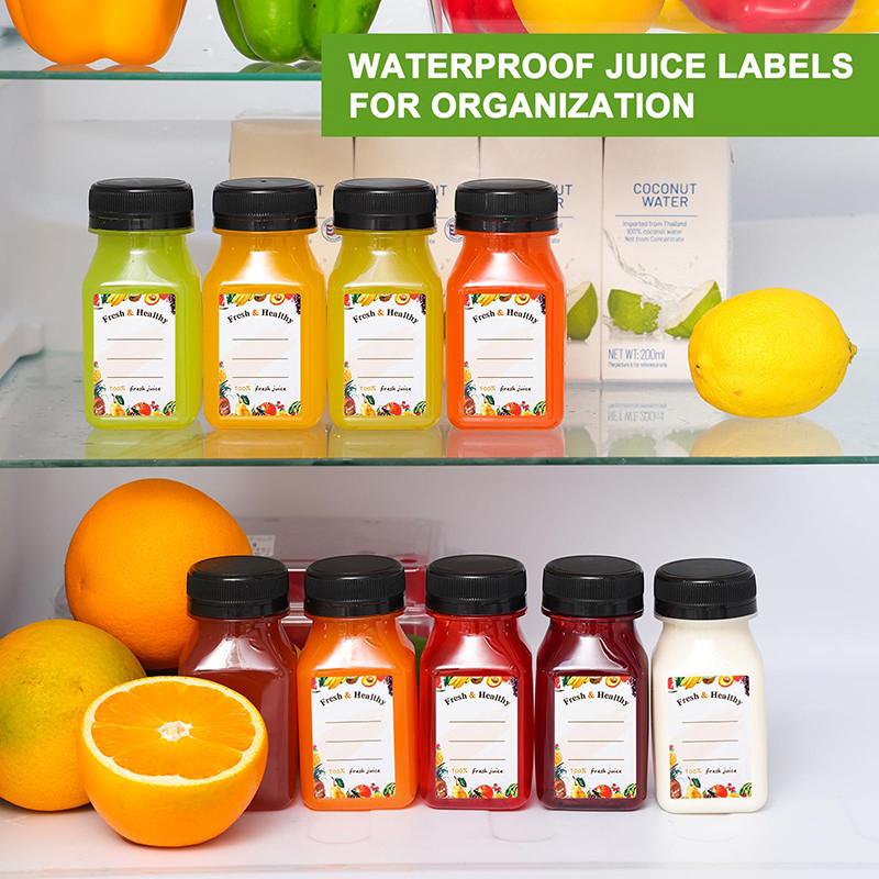 Garrafas modernas de chá de leite transparente com alças Cores personalizáveis Várias capacidades