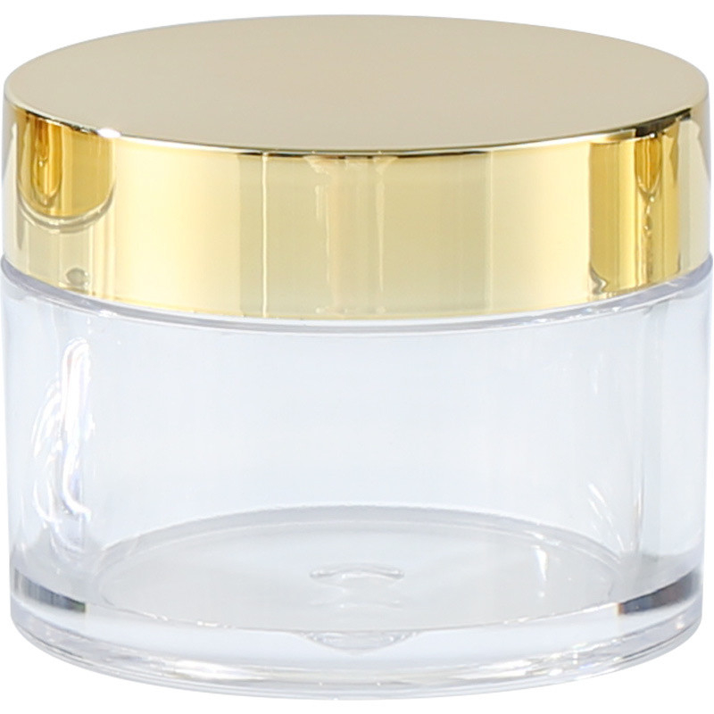 Logotipo personalizado frasco cosmético com superfície lisa transparente cores personalizadas pressão sensivel junta