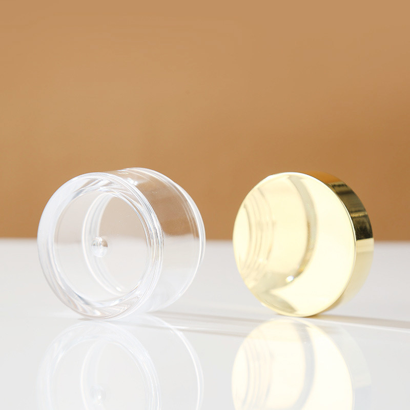 Conjunto de frasco cosmético transparente personalizável de vários tamanhos para maquiagem Cuidados da pele Selo sensível à pressão