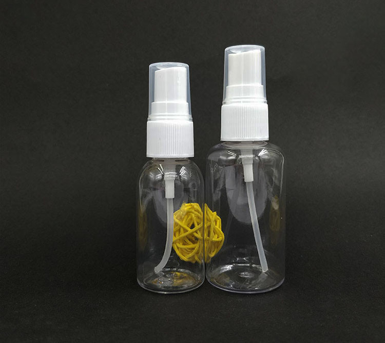 Grátis 10ml 20ml 30ml 50ml 60ml 100ml 120ml Botões de spray plástico vazios Botão de spray para animais de estimação com pulverizador de névoa fina
