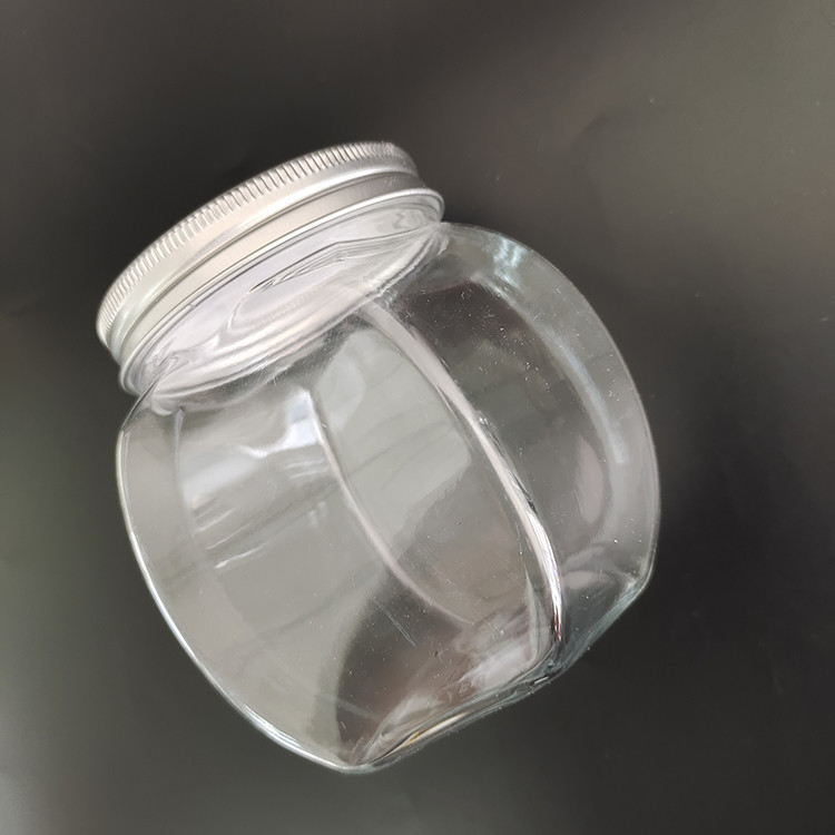 Jarros de plástico durável de 8 oz com folha de alumínio e rótulo personalizado para armazenamento de alimentos