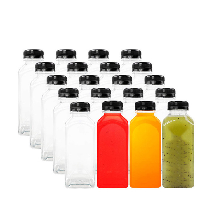 Garrafas de chá de leite personalizáveis Materiais PET Segura Durável Perfeito Para Jugos Bares Festas