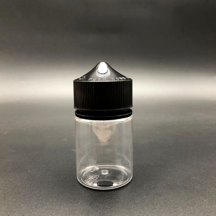 Garrafas líquidas PET E transparentes personalizáveis com capacidade de 10 ml 15 ml 30 ml 60 ml 80 ml 100 ml