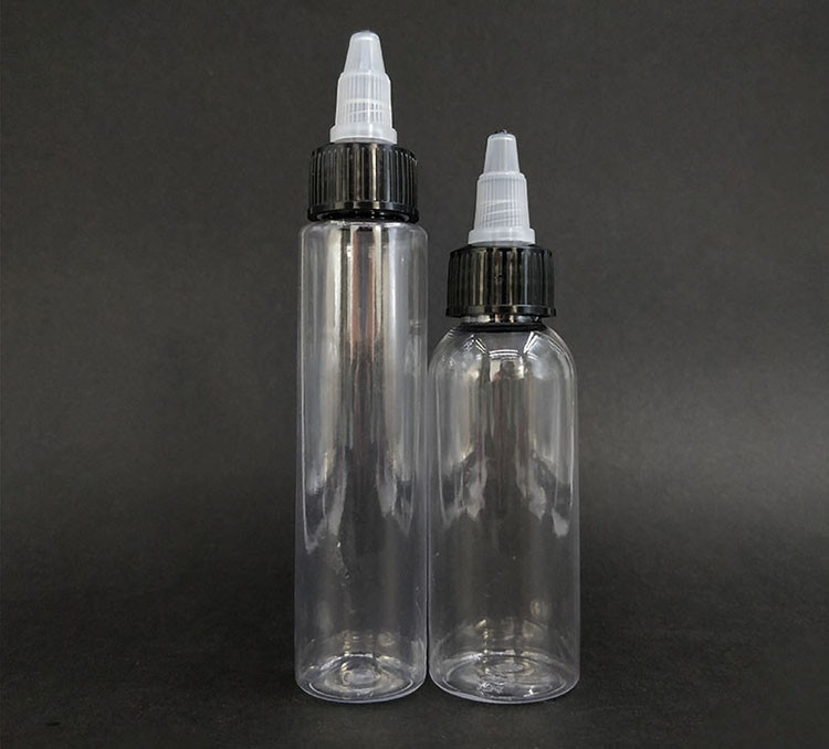 Tipo de vedação personalizado Garrafas de plástico de cabeça de parafuso pequena 15 ml 30 ml