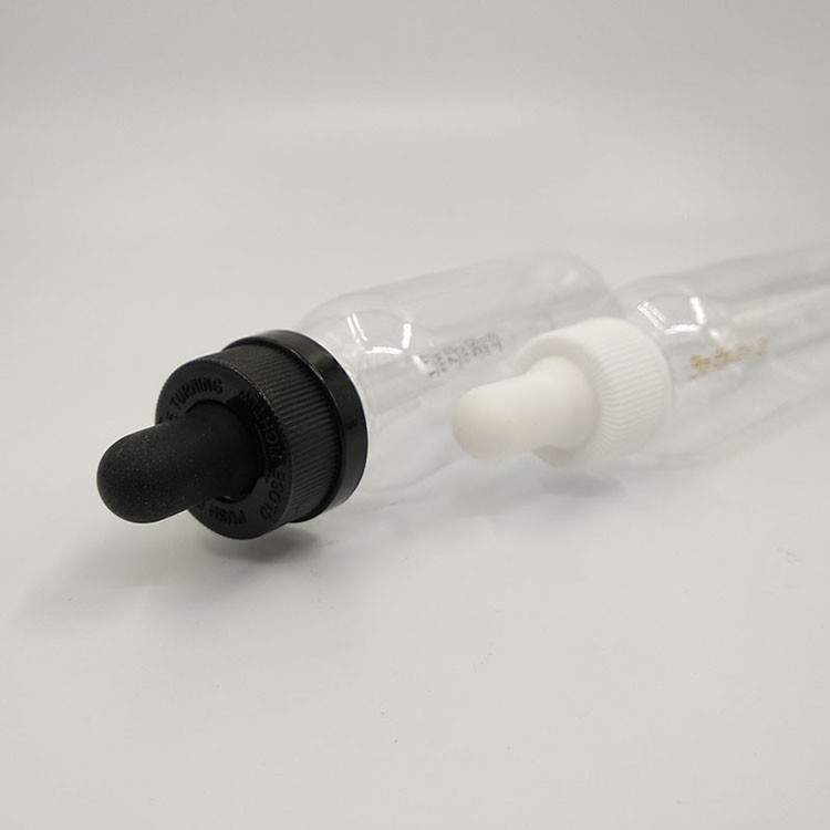 Garrafas de vidro de plástico para gotejar Capacidade 10ml 15ml 20ml 30ml 40ml 50ml 60ml 70ml 100ml 120ml Impressão 5000pcs